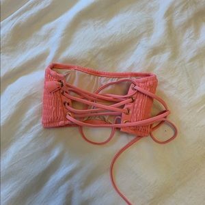 Strapless bikini top